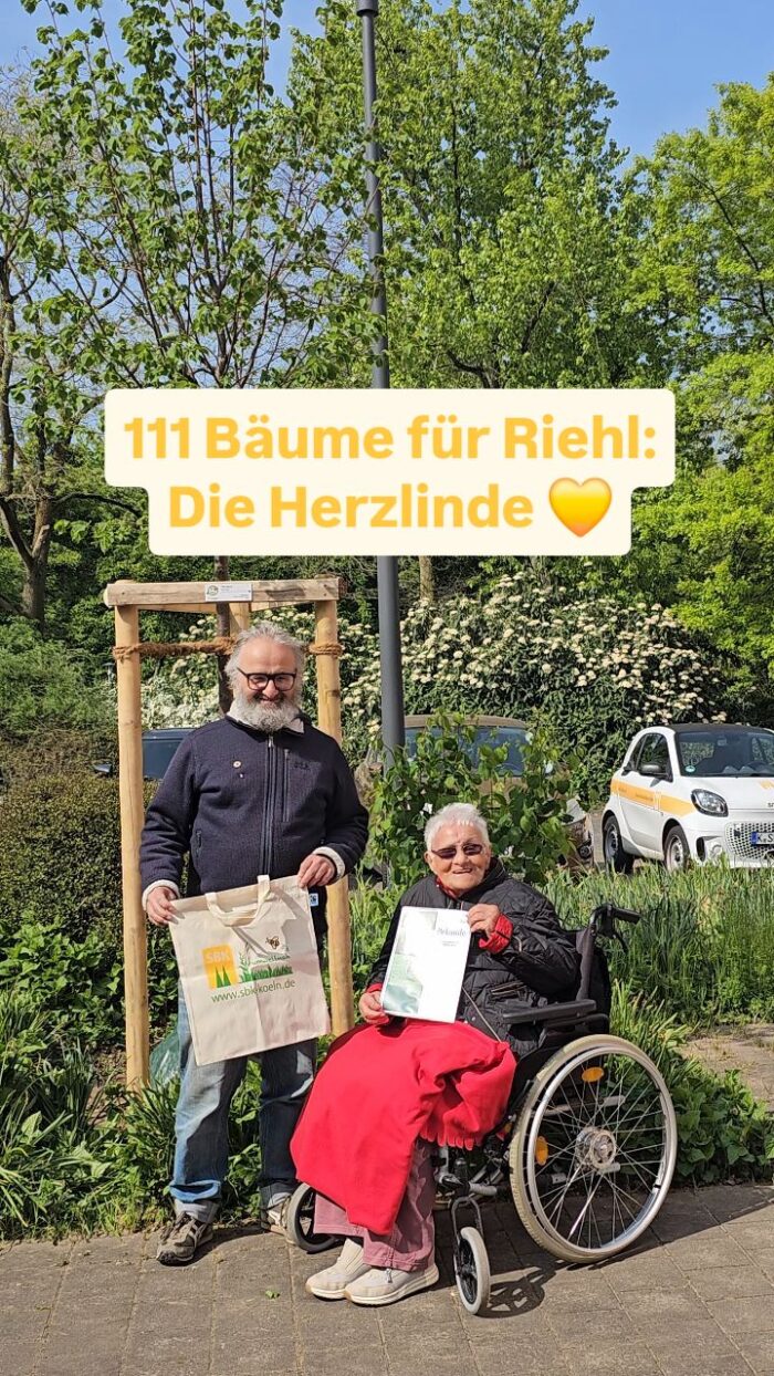 Mit 103 Jahren Herzlinde gespendet! 💛🌳